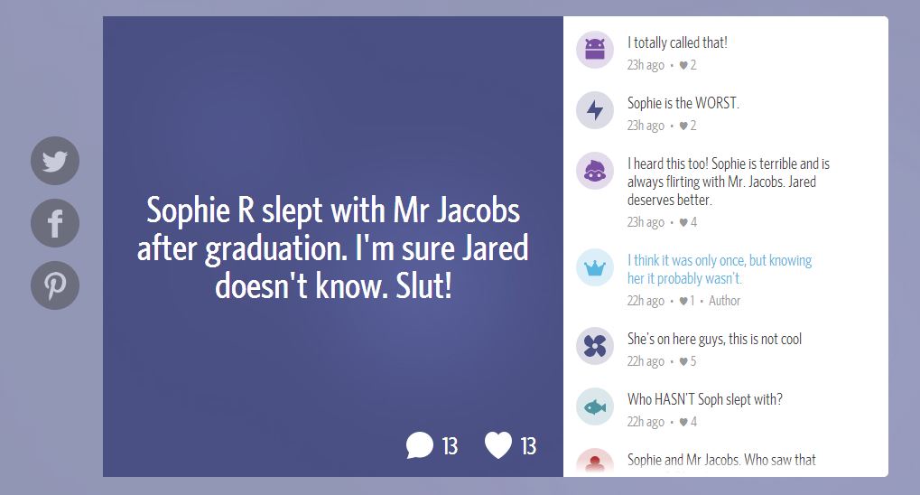 We tested Secret’s anti-bullying system… and it failed