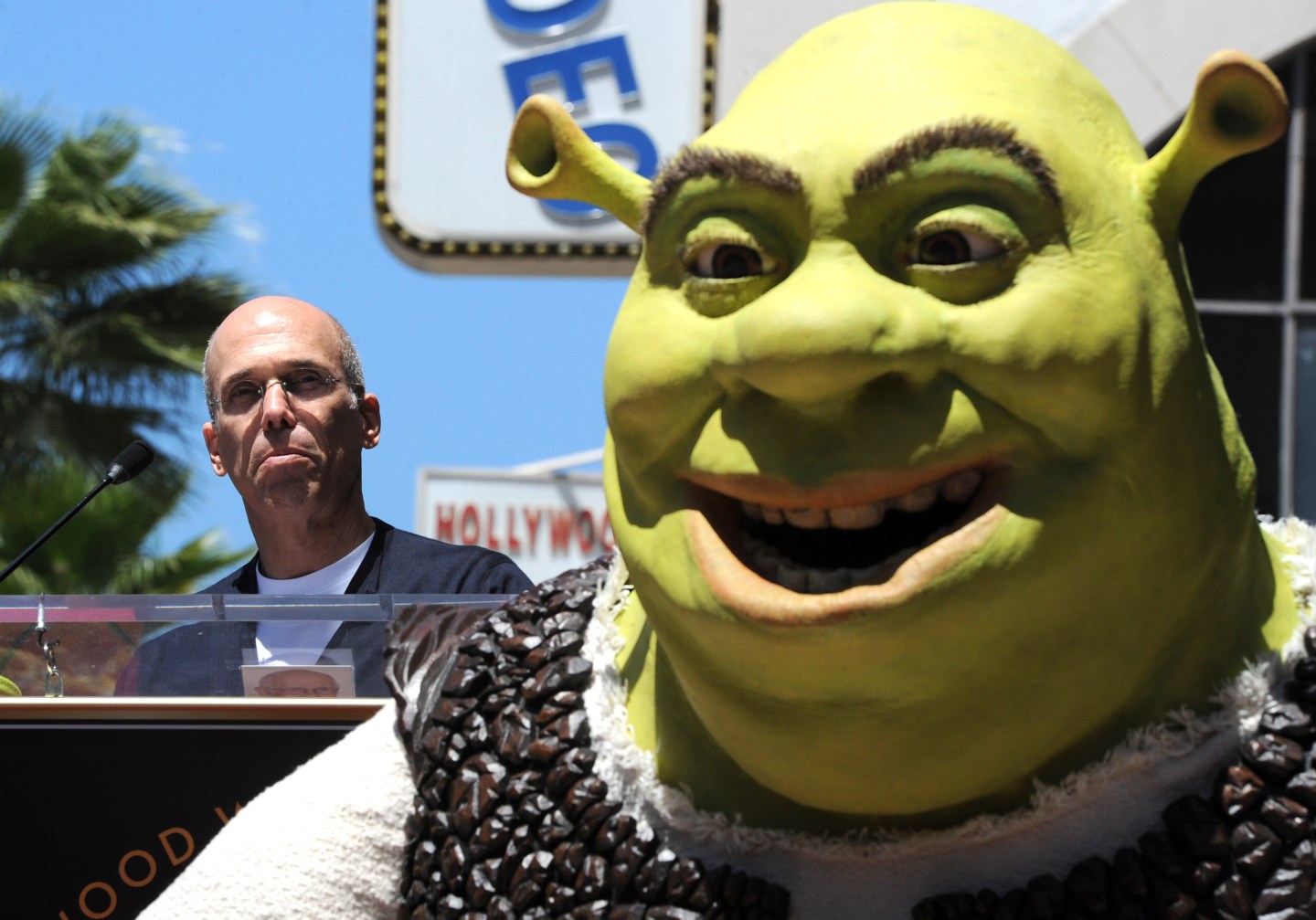 Shrek Honored On The Hollywood Walk Of Fame