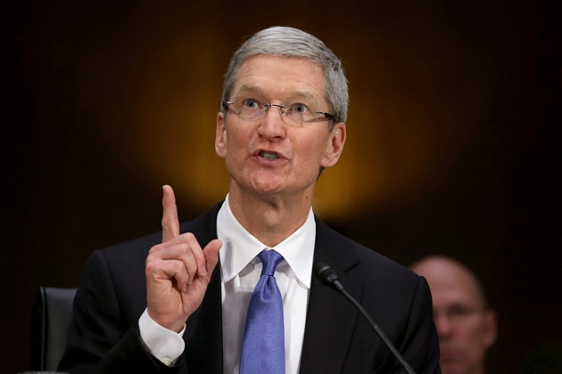 Tim Cook testifying in 2013.