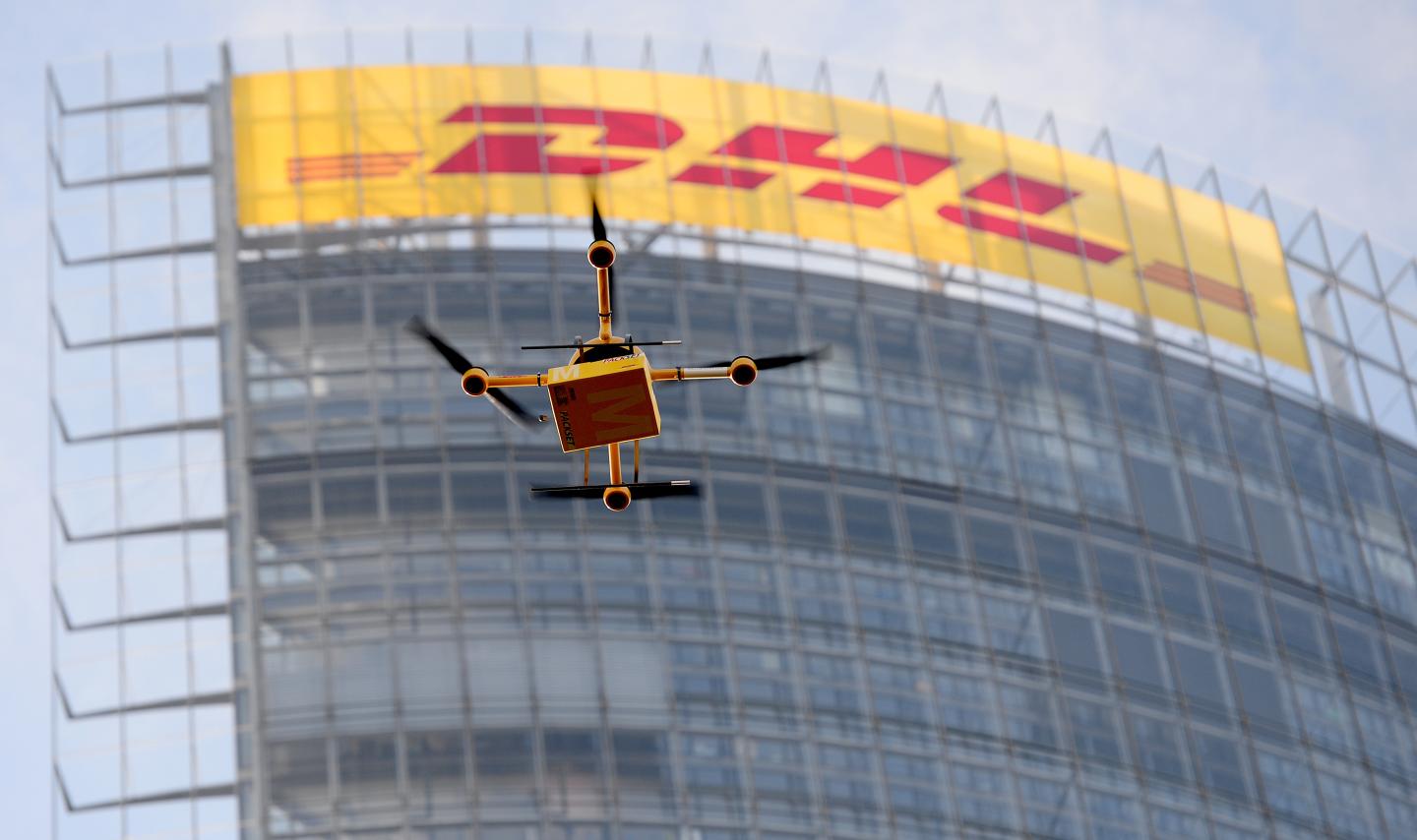 GERMANY-COMPANY-LOGISTICS-POST-DRONE