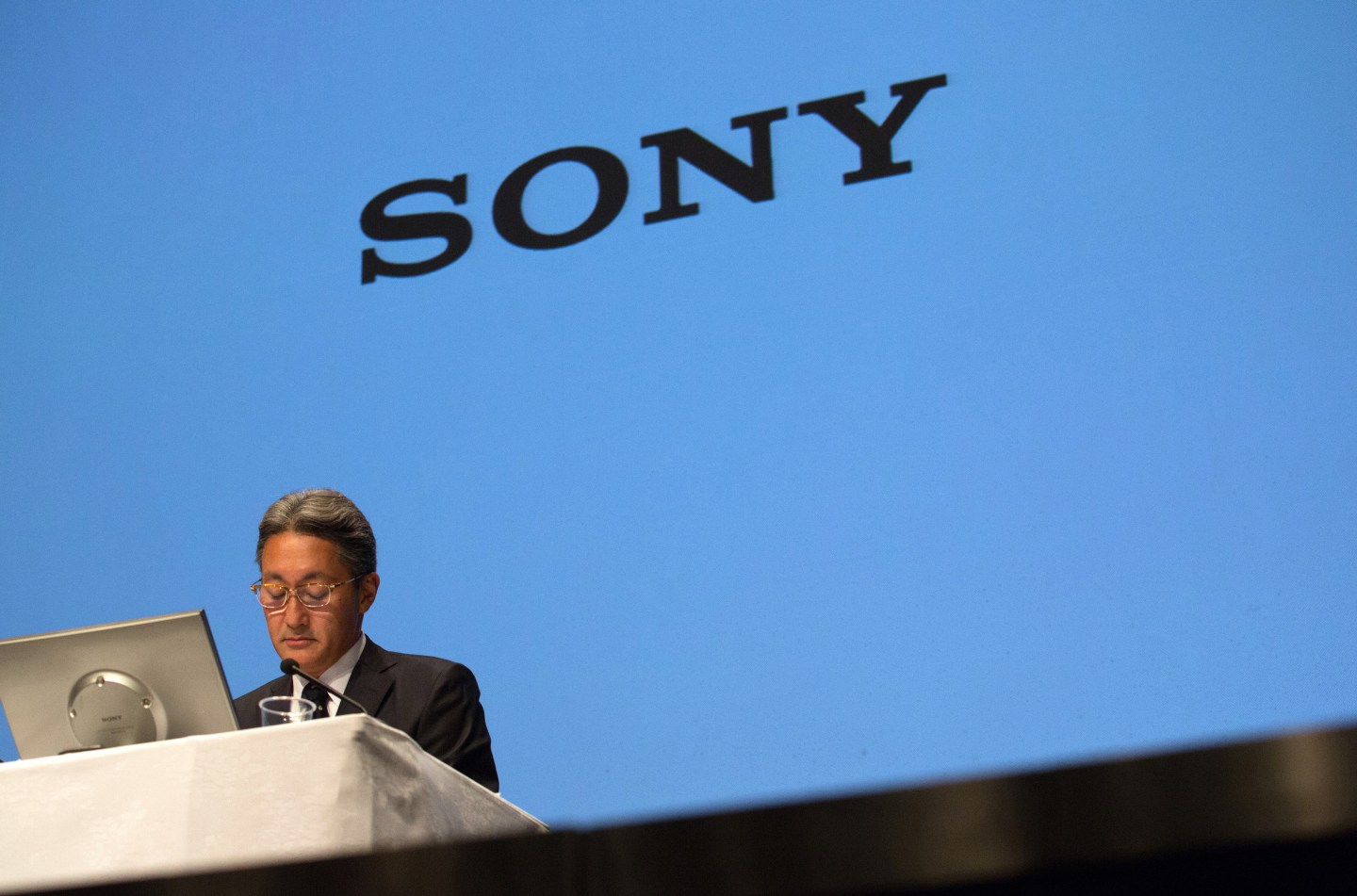 Sony Corp. Chief Executive Officer Kazuo Hirai News Conference