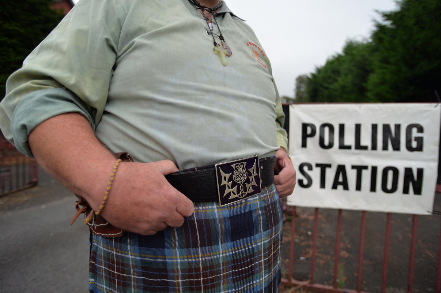 People Of Scotland Take To The Polls To Decide Their Country's Fate In Historic Vote