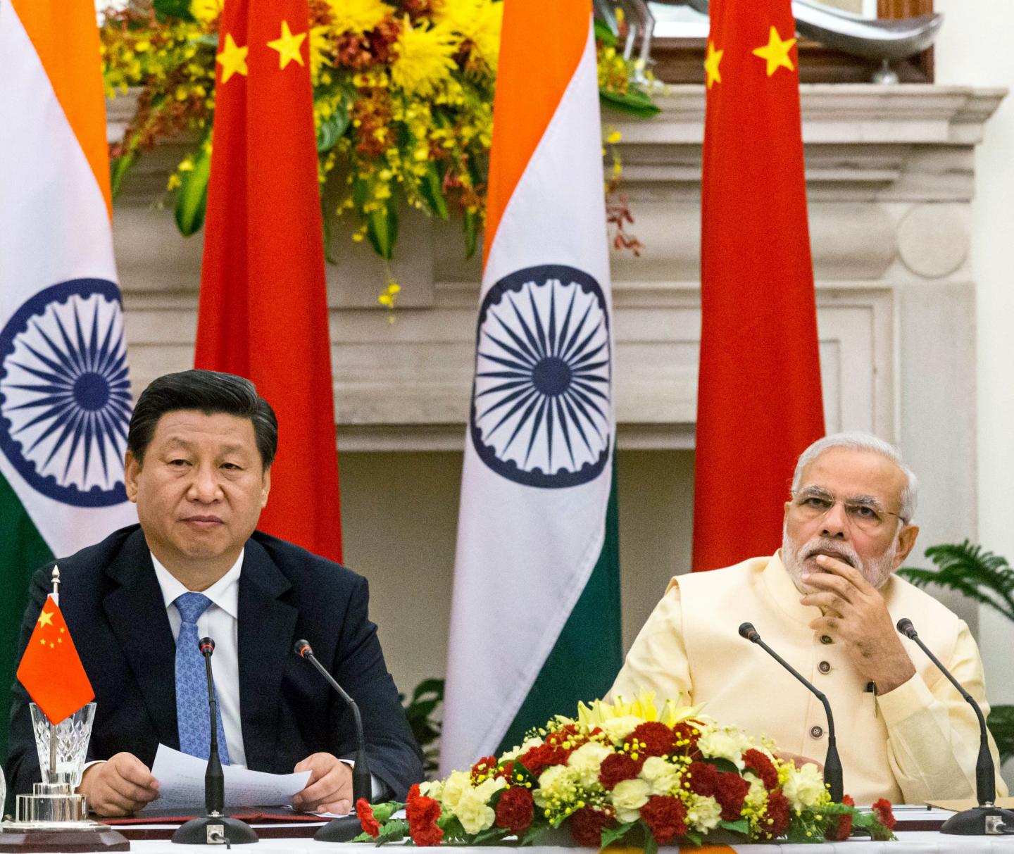 Chinese President Xi Jinping Meets With Indian Prime Minister Narendra Modi