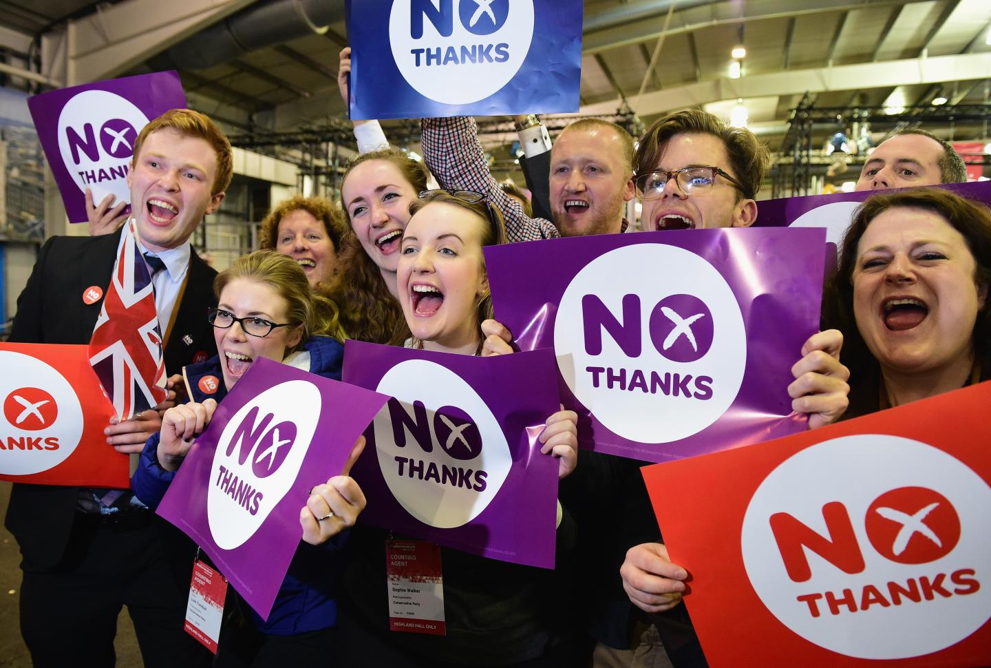 Scotland Decides - The Result Of the Scottish Referendum On Independence Is Announced