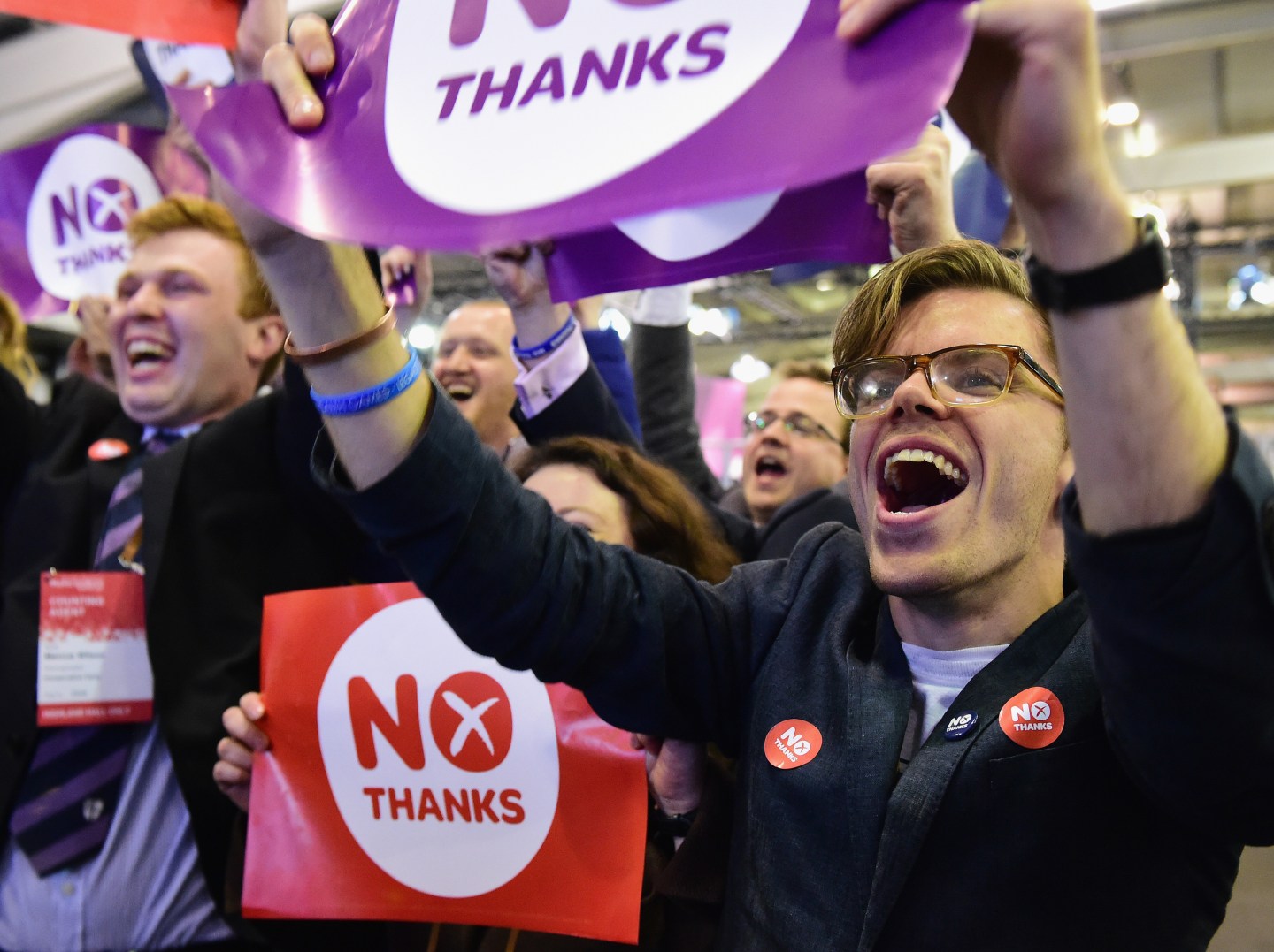 Scotland Decides - The Result Of the Scottish Referendum On Independence Is Announced
