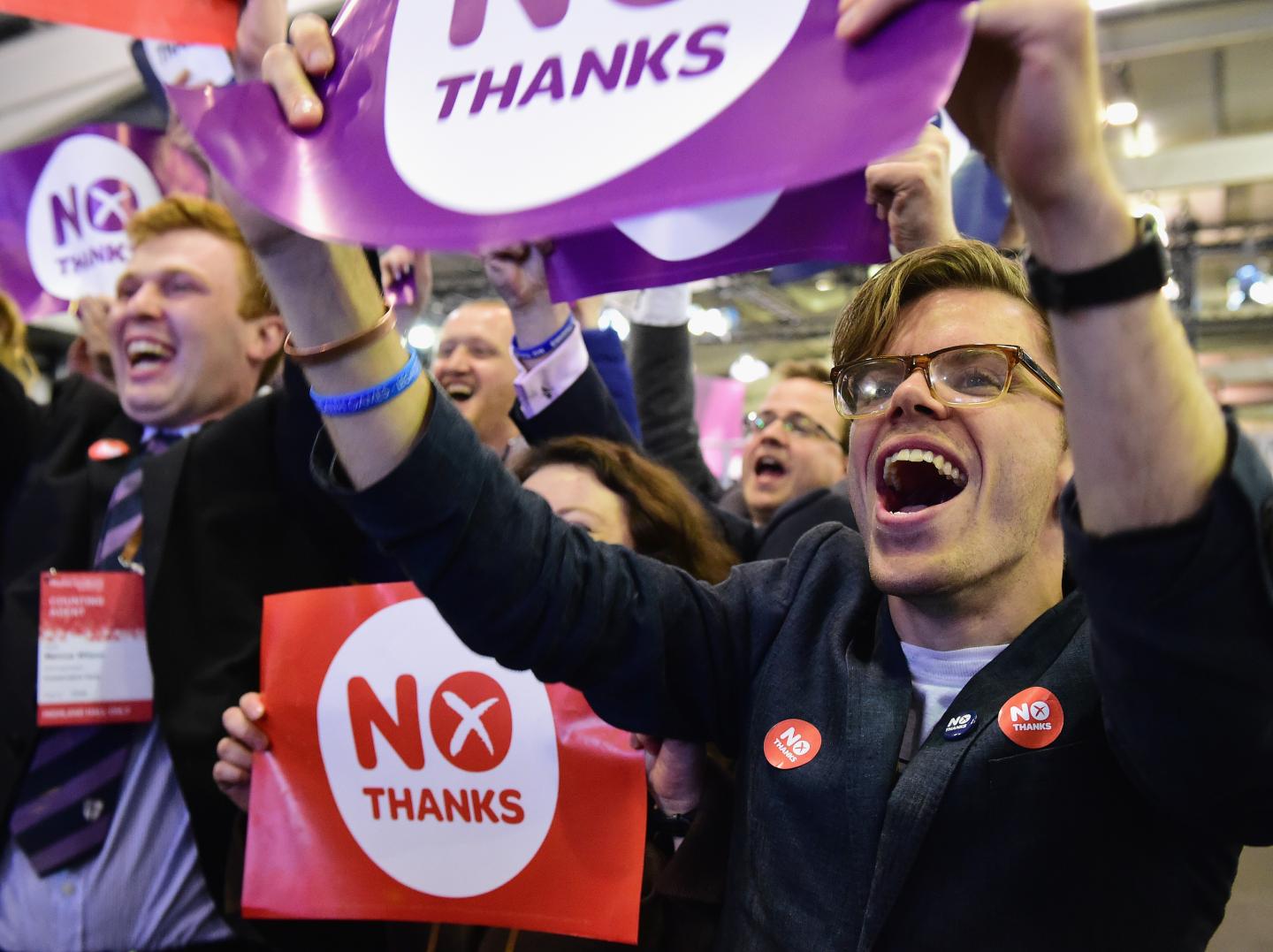 Scotland Decides - The Result Of the Scottish Referendum On Independence Is Announced