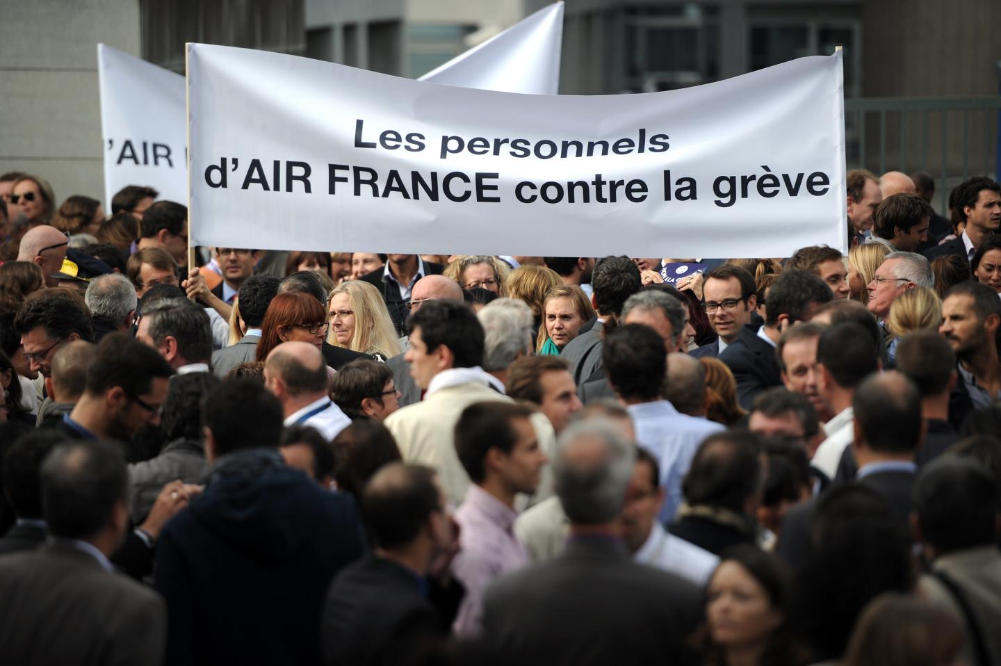 FRANCE-AVIATION-TRANSPORT-STRIKE-AIRFRANCE