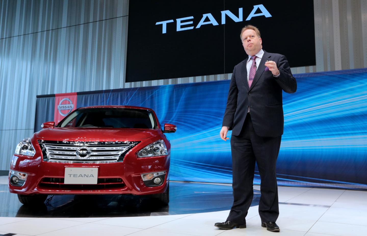 Nissan Vice President Andy Palmer Attends Redesigned Teana Launch