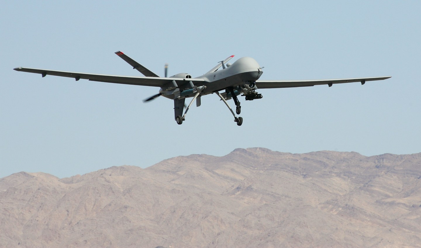 Reaper Aircraft Flies Without Pilot From Creech AFB