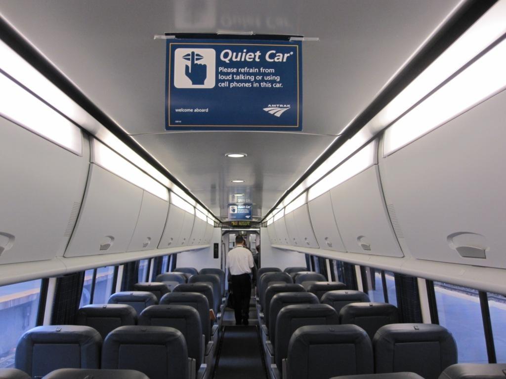 The cult of the Amtrak Quiet Car