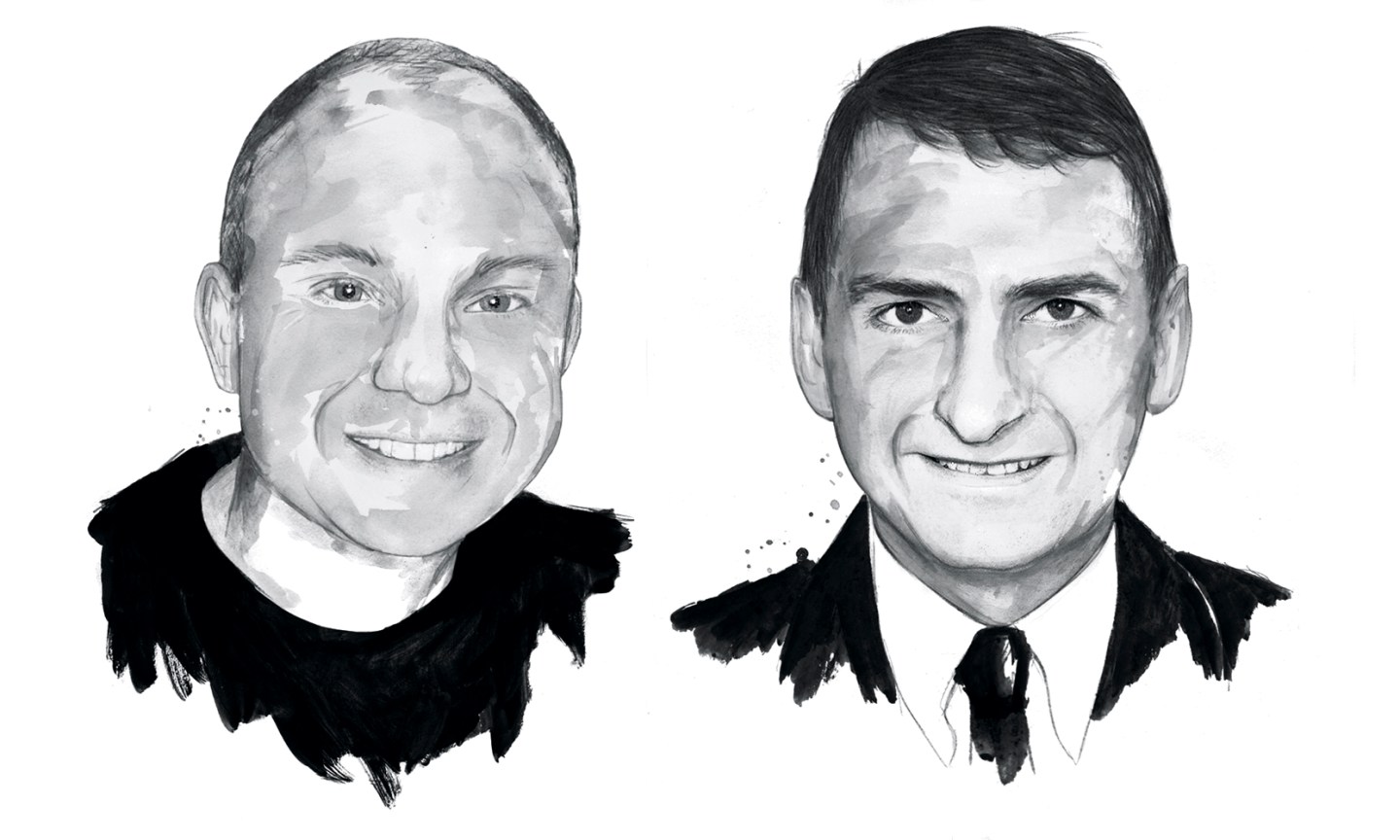 David Miller (Right) and Barton Crockett (Right)