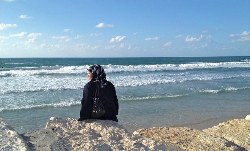 A beach in Tel Aviv