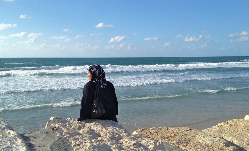 A beach in Tel Aviv
