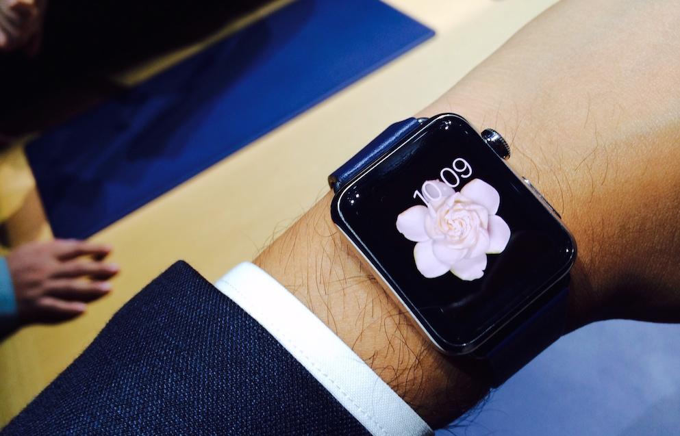Apple's iWatch up close and personal.