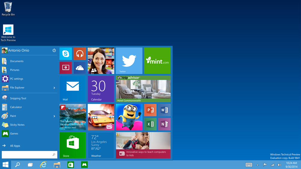 Microsoft unveils its new Windows 10 operating system