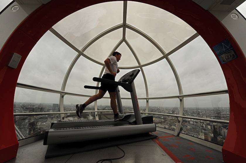 Veteran marathon runner Noel Bresland is