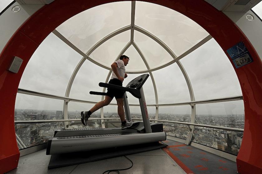 Veteran marathon runner Noel Bresland is