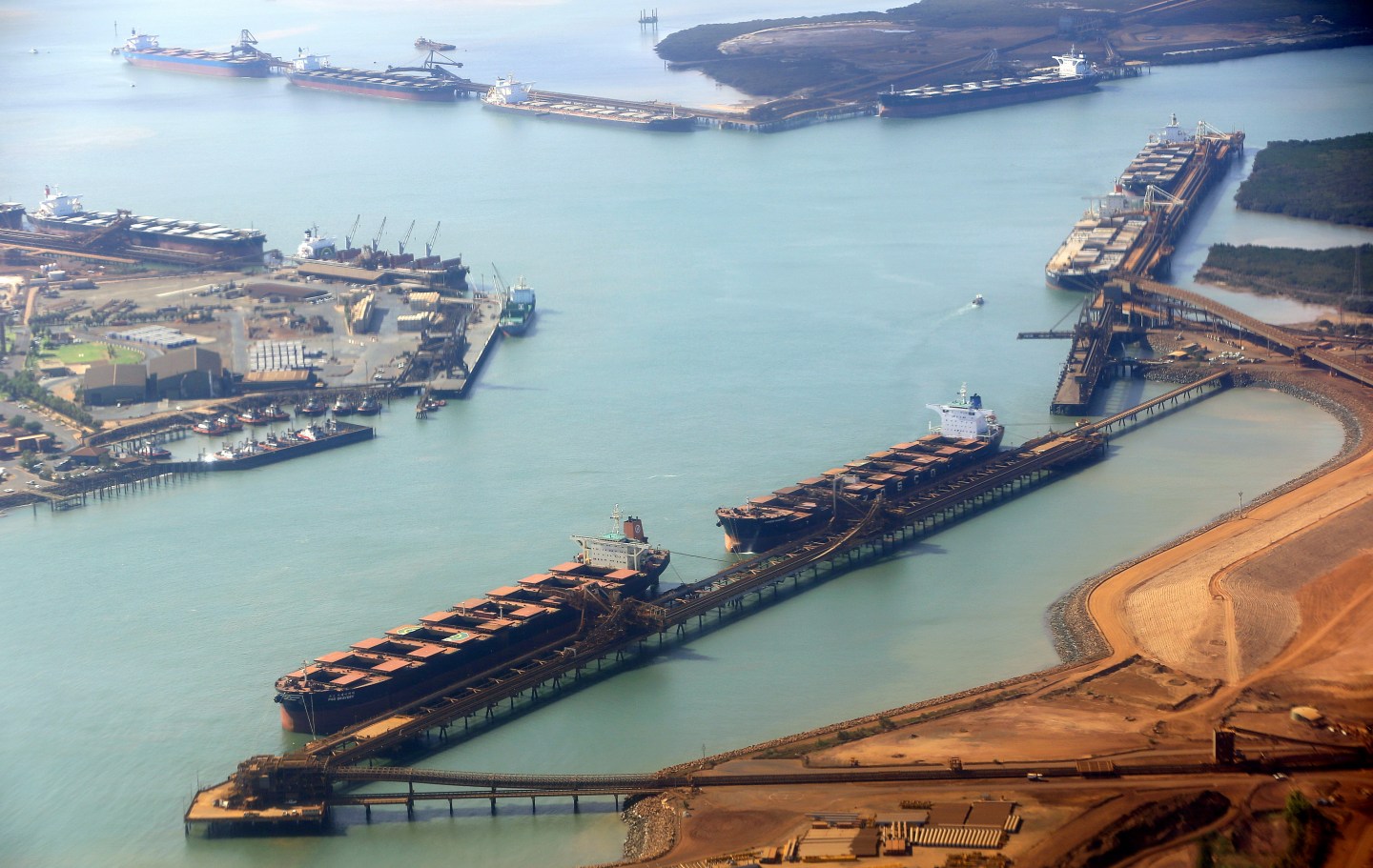 Tour of Fortescue Mining Group's Solomon Hub, Port Hedland Rail and Herb Elliott Port