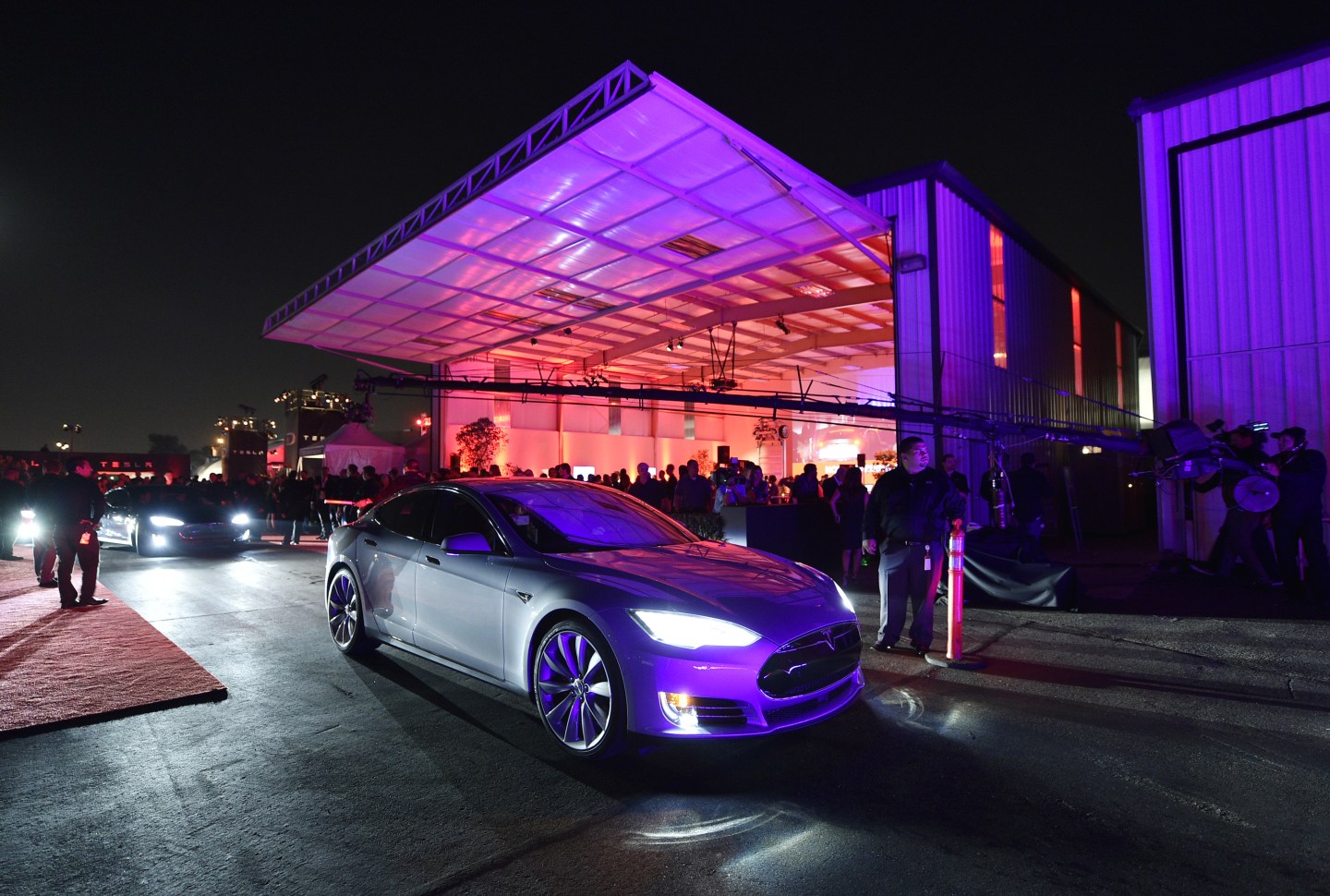 Telsa CEO Elon Musk Unveils New Vehicle