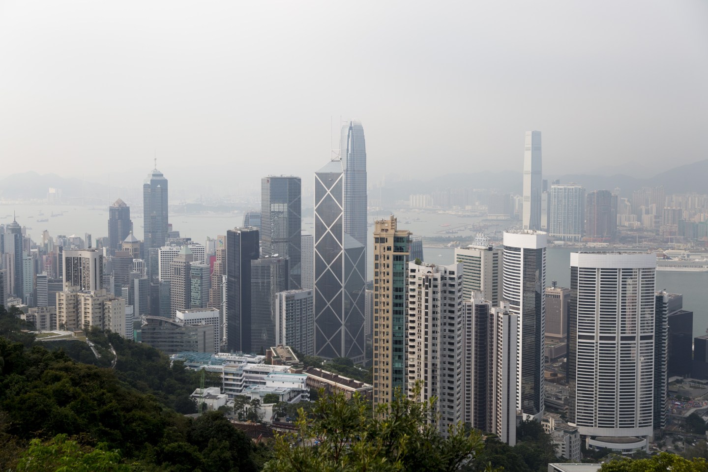 General Views Of Hong Kong Skyline As Protests Continue
