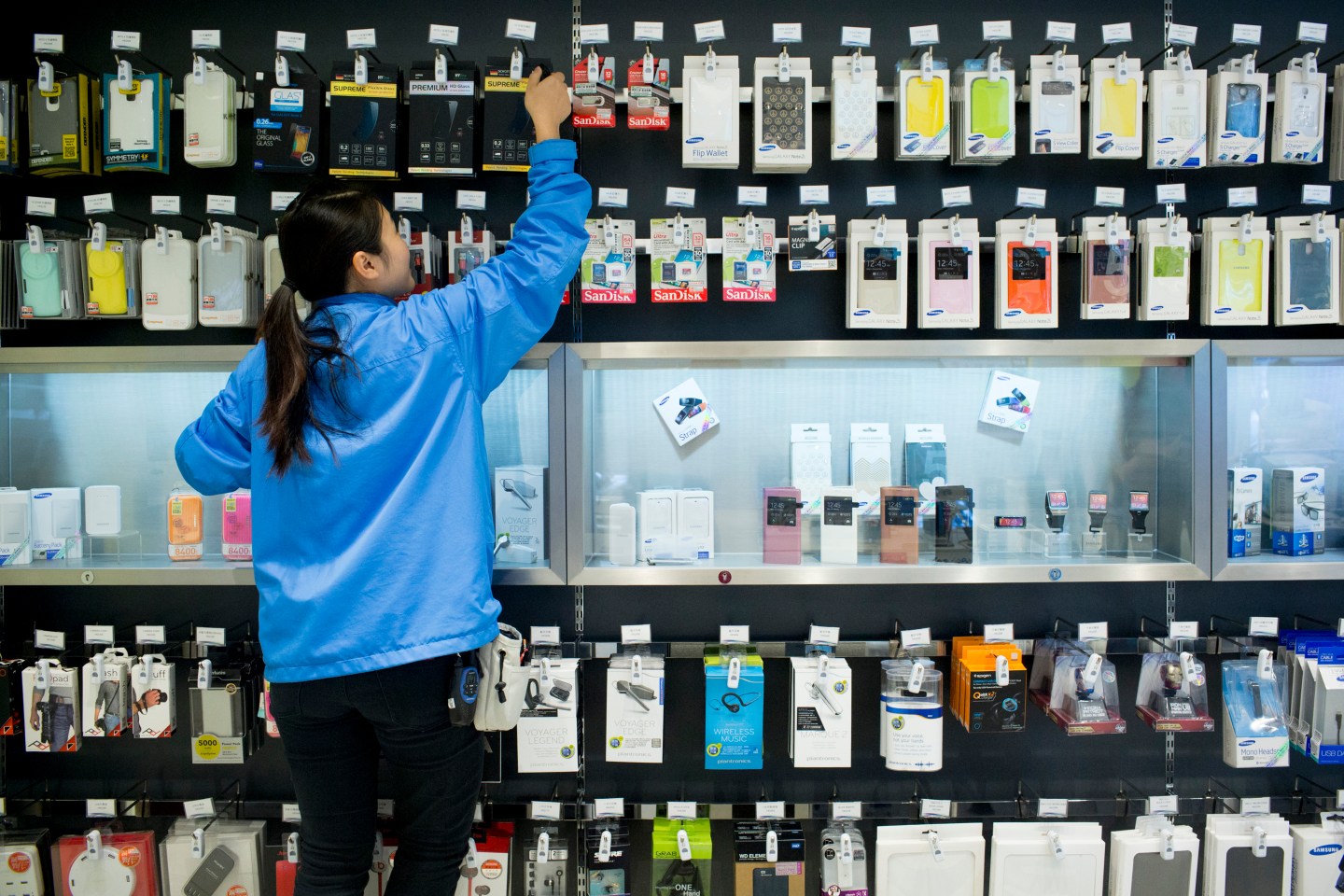 Inside A Samsung Electronics Co. Store Ahead Of Third Quarter Earnings