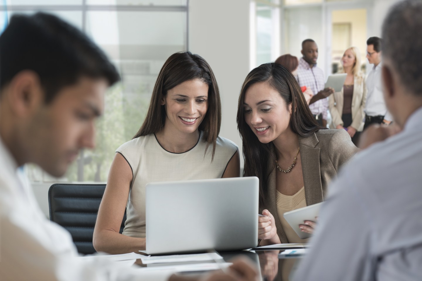 Business people working together in office