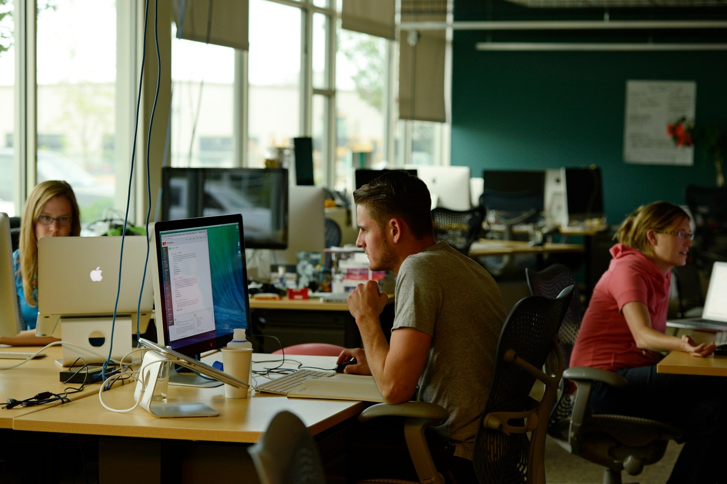 Millennials at work at Rally Software Development.