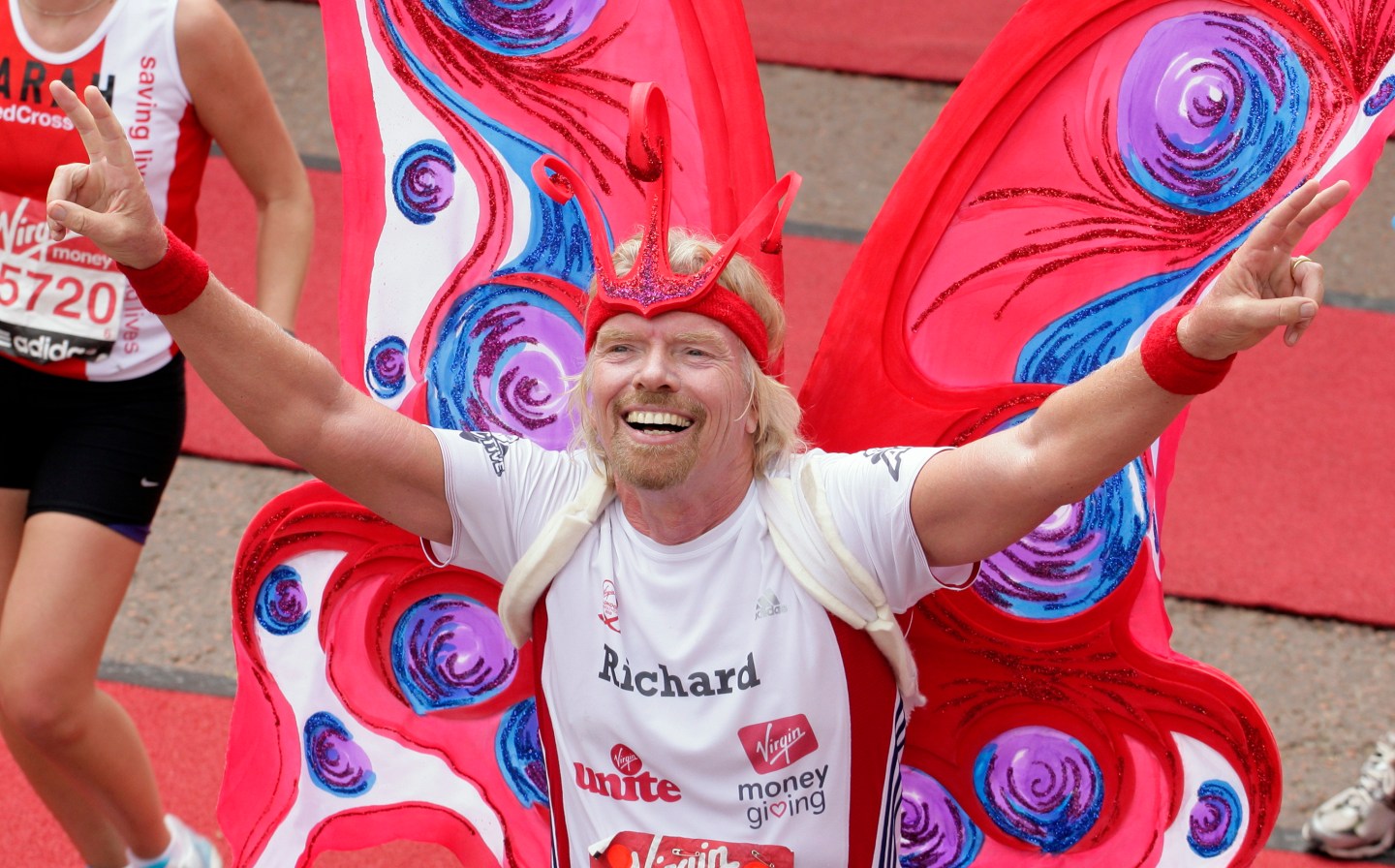 Celebrities Take Part In The Virgin London Marathon 2010
