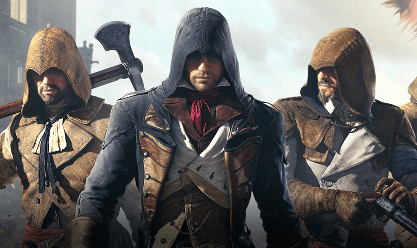 Promotional art for Assassin's Creed Unity.