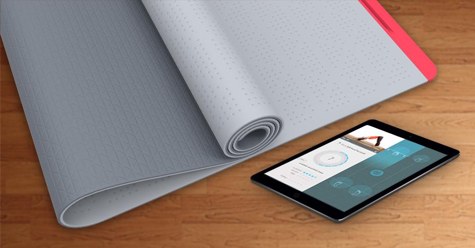 A $300 yoga mat wants to teach you a proper warrior pose