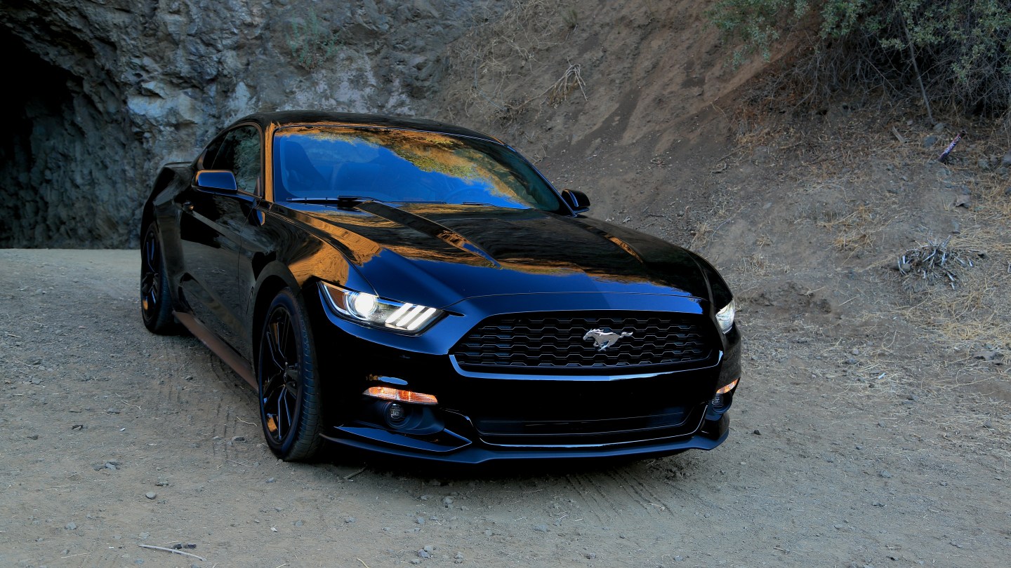 2015 Mustang at the Batcave
