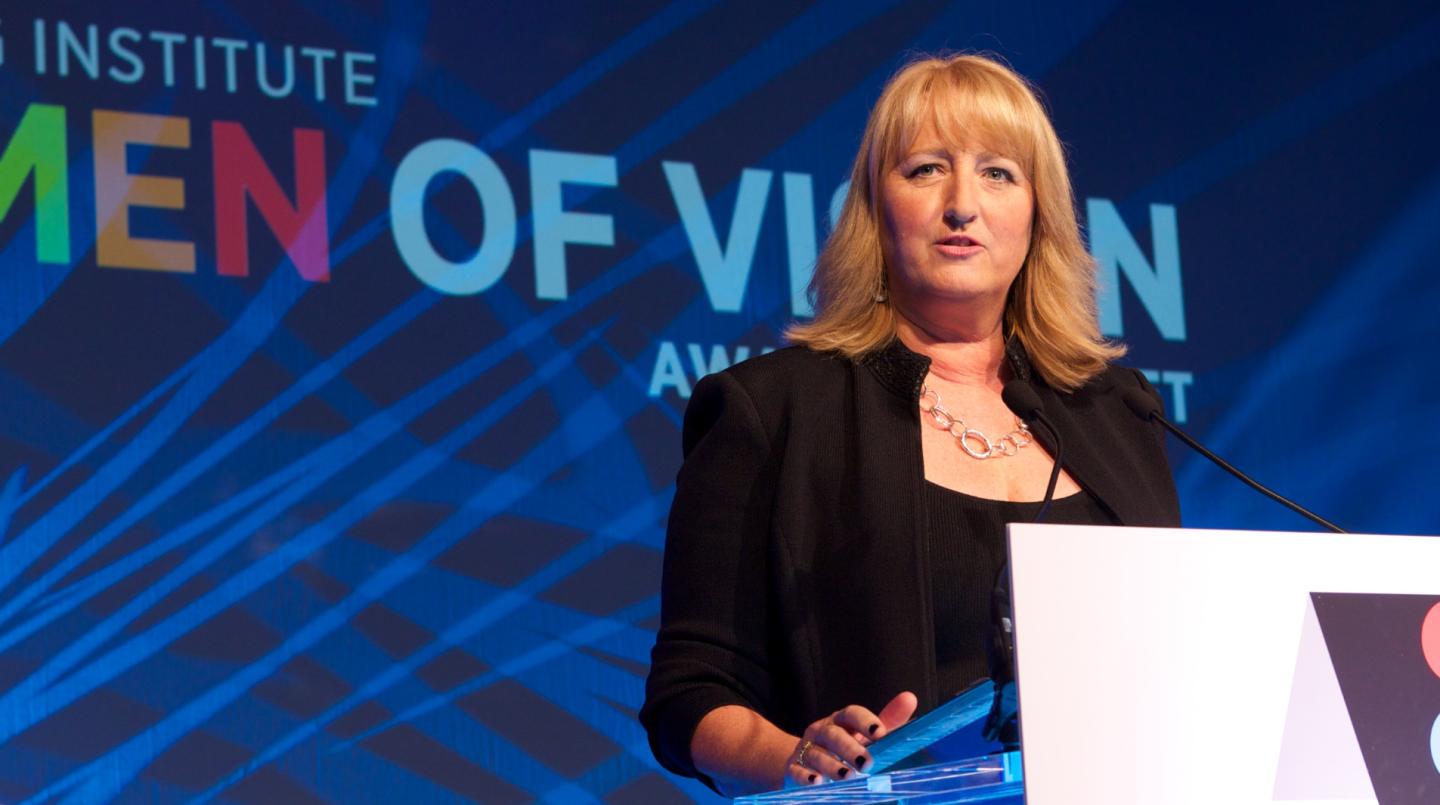 Penny Herscher, CEO, FirstRain, 2014 Women of Vision awards