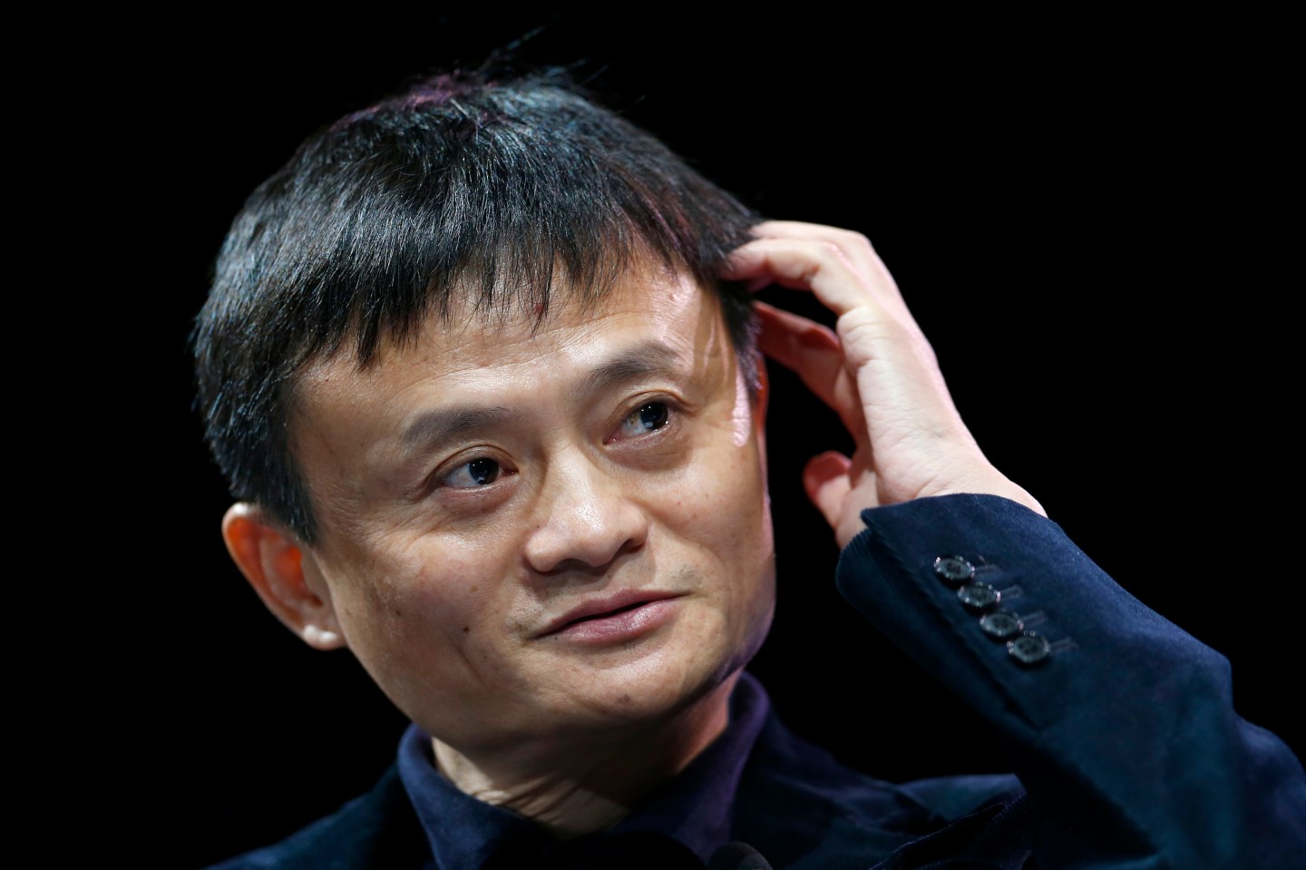 Jack Ma, Executive Chairman of Alibaba Group, speaks at the WSJD Live conference in Laguna Beach