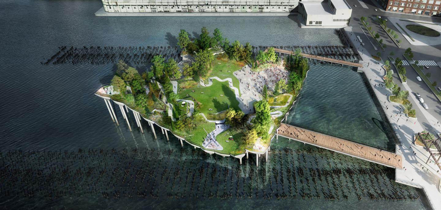Barry Diller planning a fantasy island on New York’s Hudson River