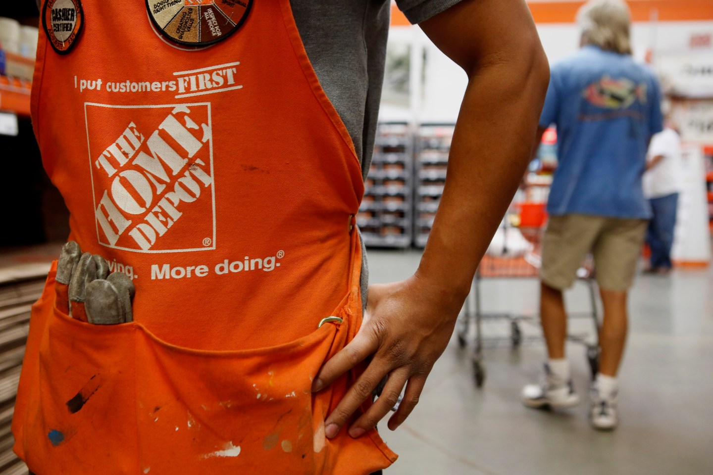 Inside A Home Depot Store Ahead Of Earnings Figures