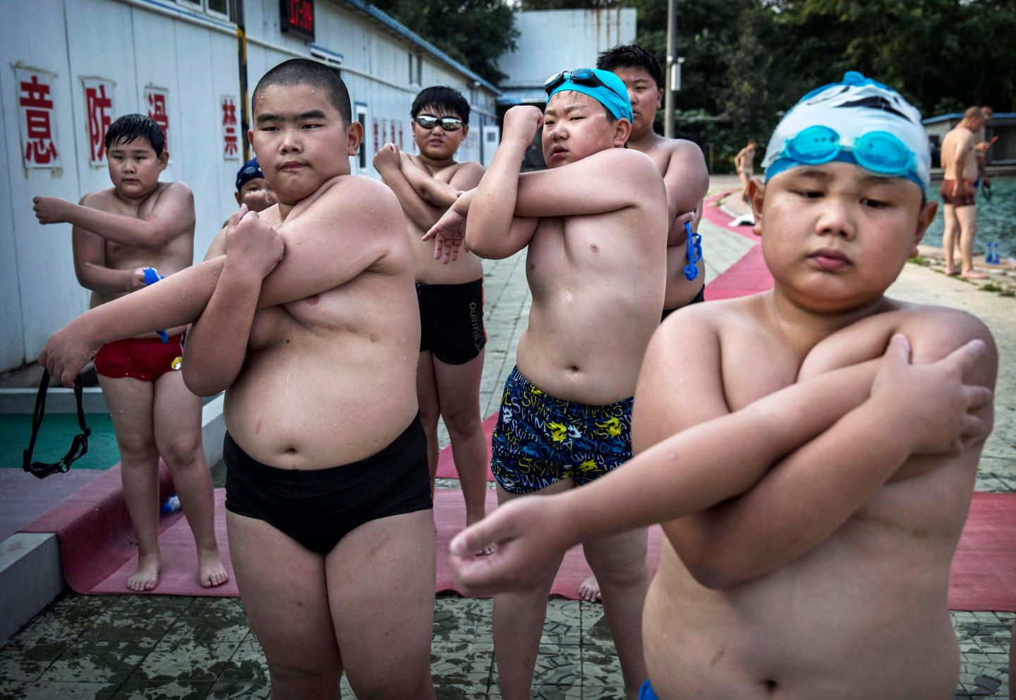 Chinese Students Attend Summer Camp For Overweight Kids