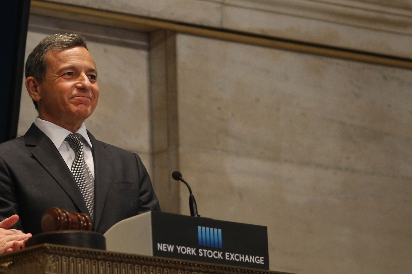 Disney CEO Bob Iger Rings Closing Bell At New York Stock Exchange