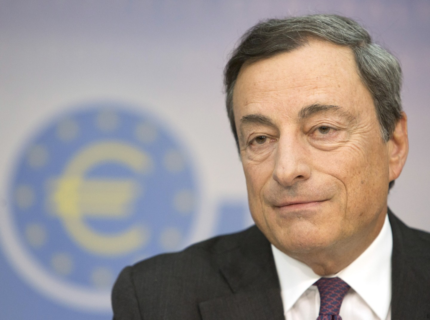ECB President Mario Draghi Rates Conference