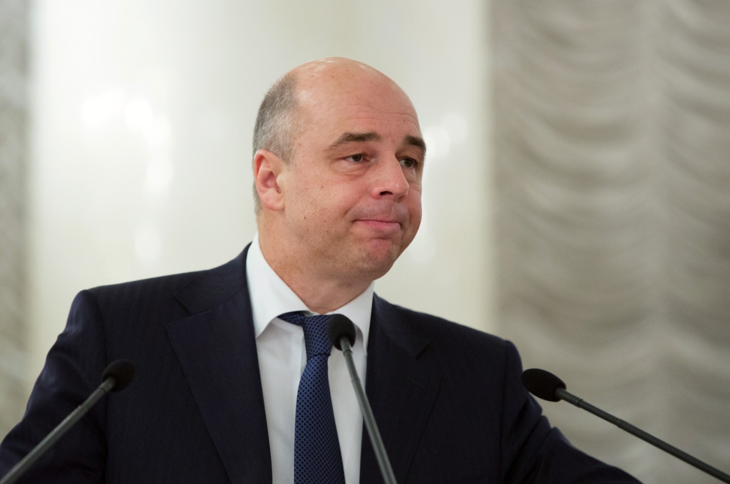 Russia's Central Bank Chairman Elvira Nabiullina Speaks At Conference