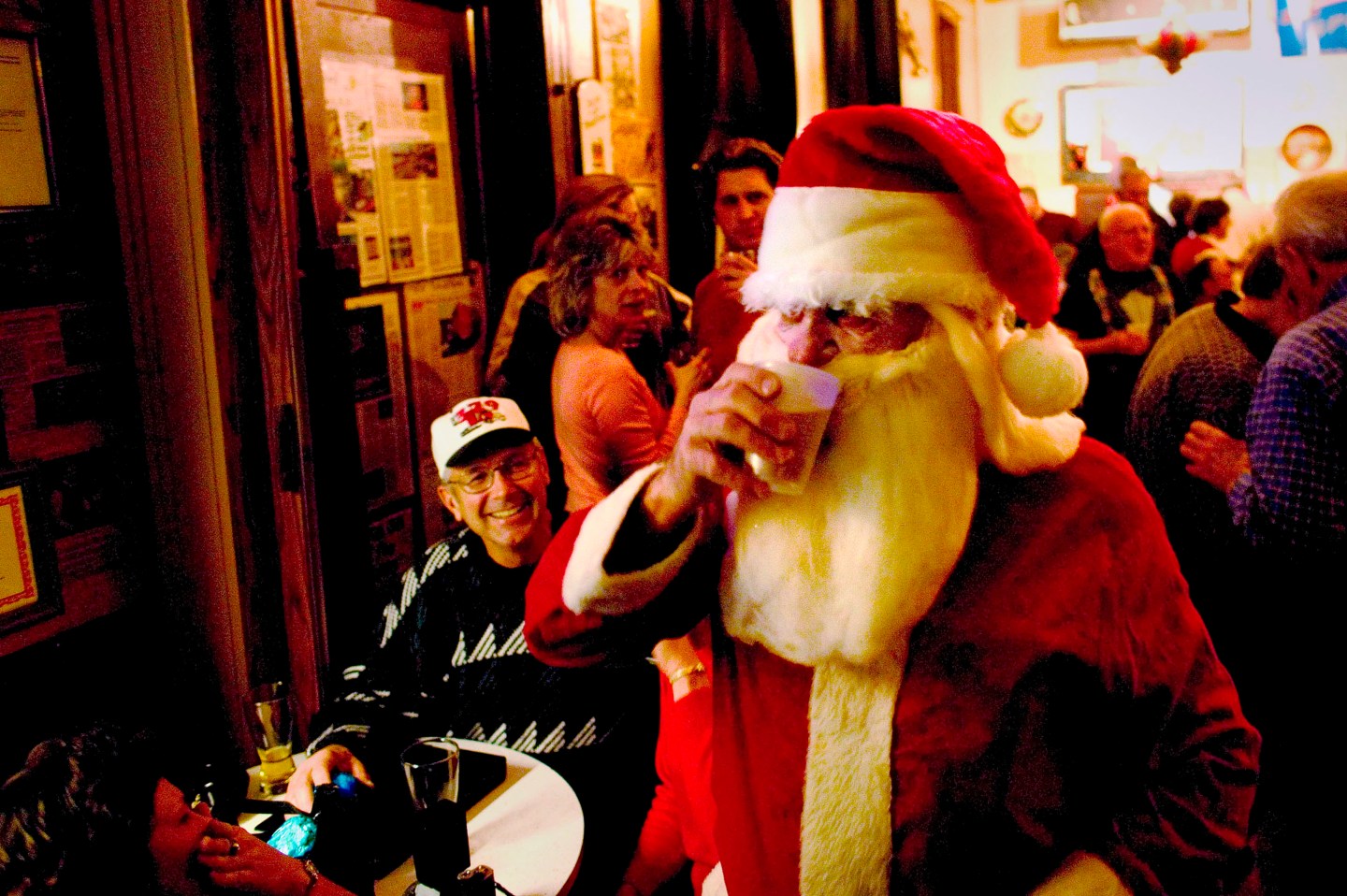 America's Last Remaining Concertina Bar Holds Its Holiday Party