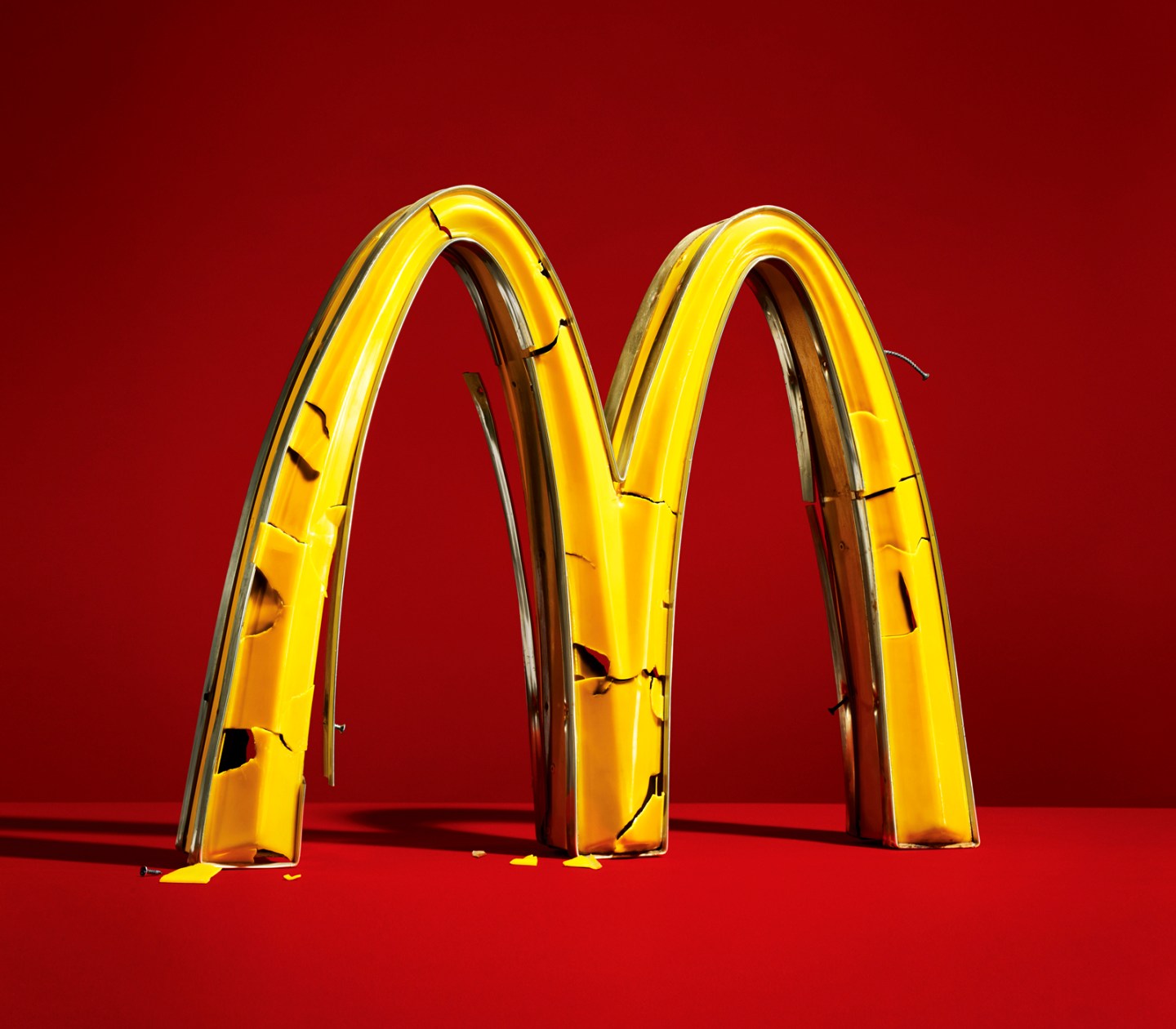Fallen Arches, broken McDonalds arches