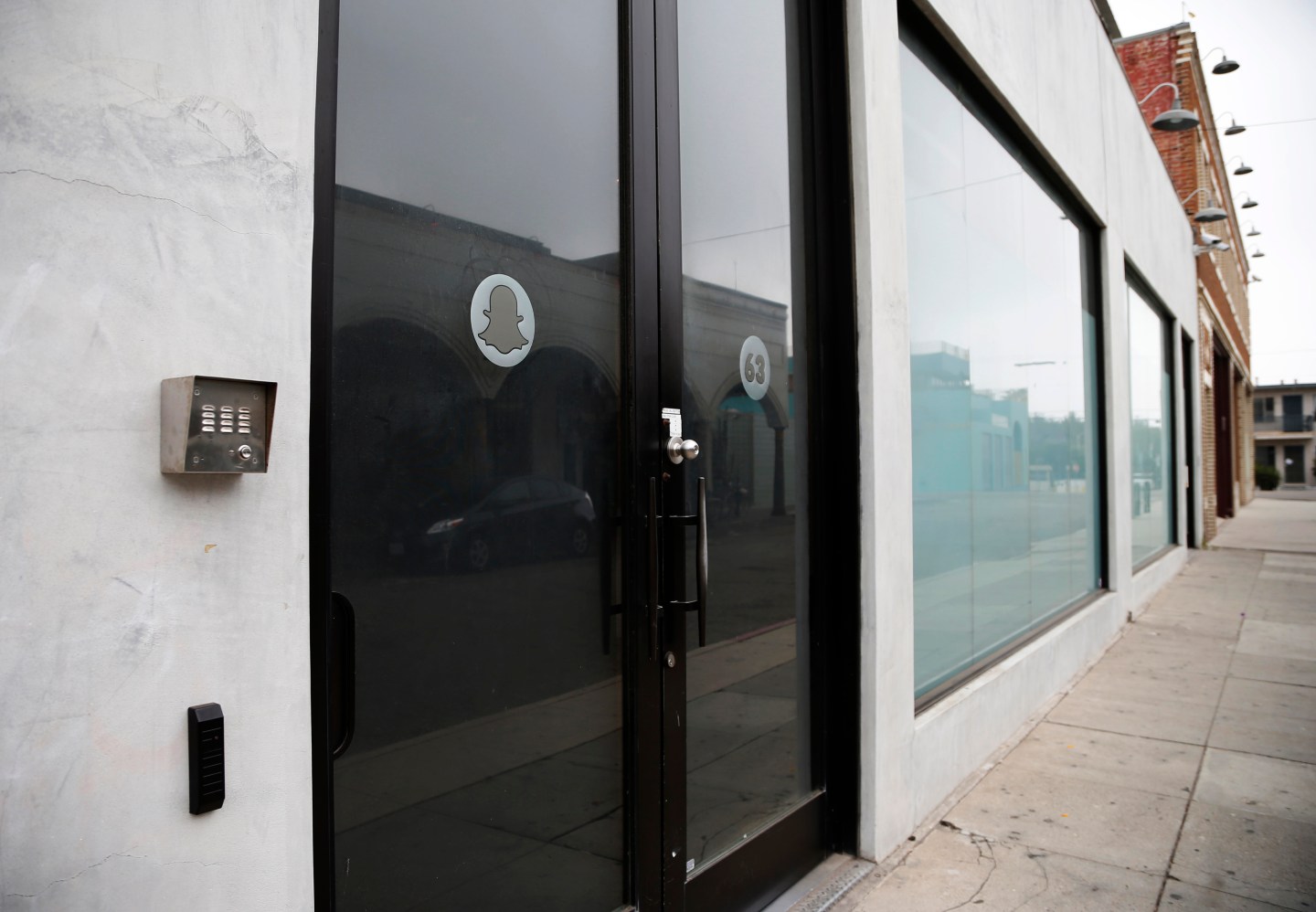 Snapchat's headquarters is seen in Venice, Los Angeles