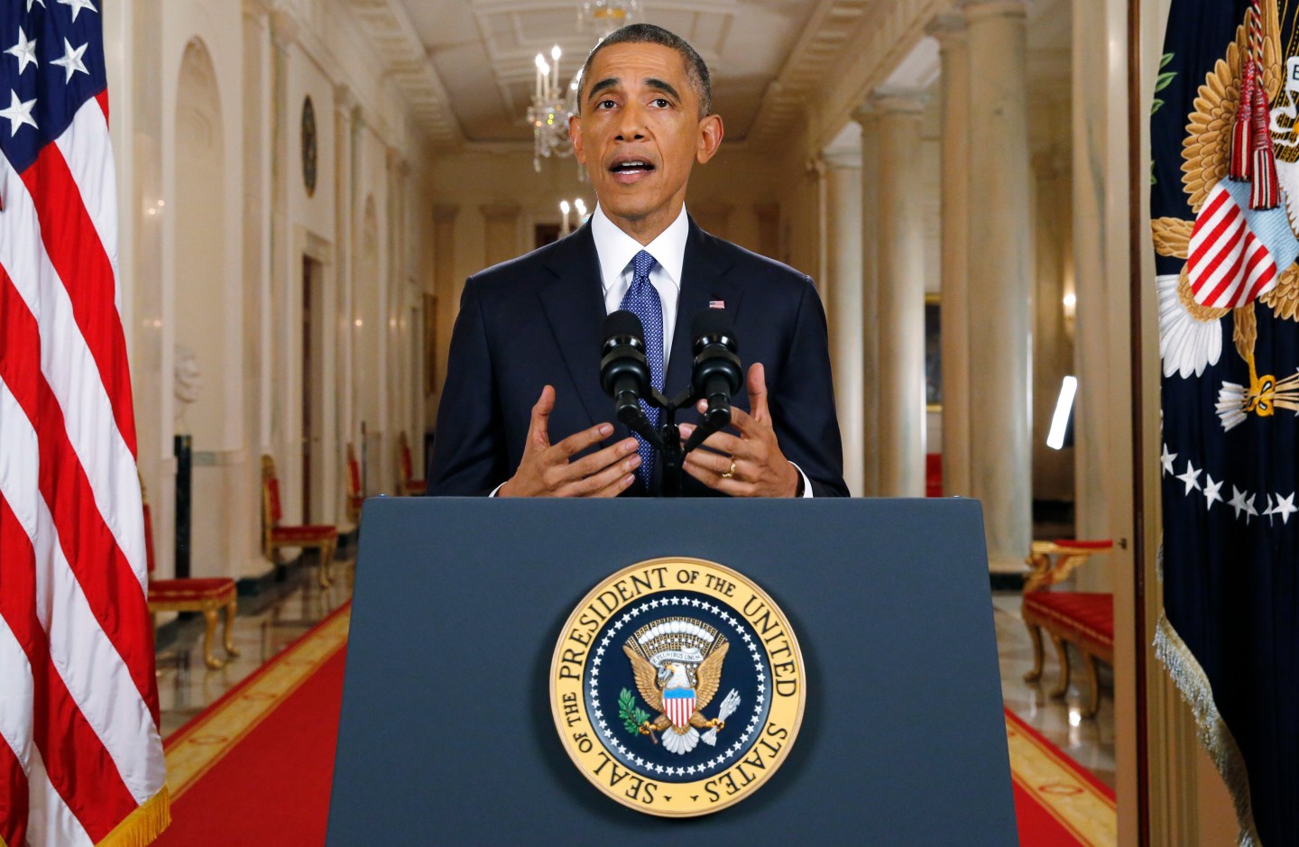 U.S. President Obama announces executive actions on immigration during nationally televised address from the White House in Washington
