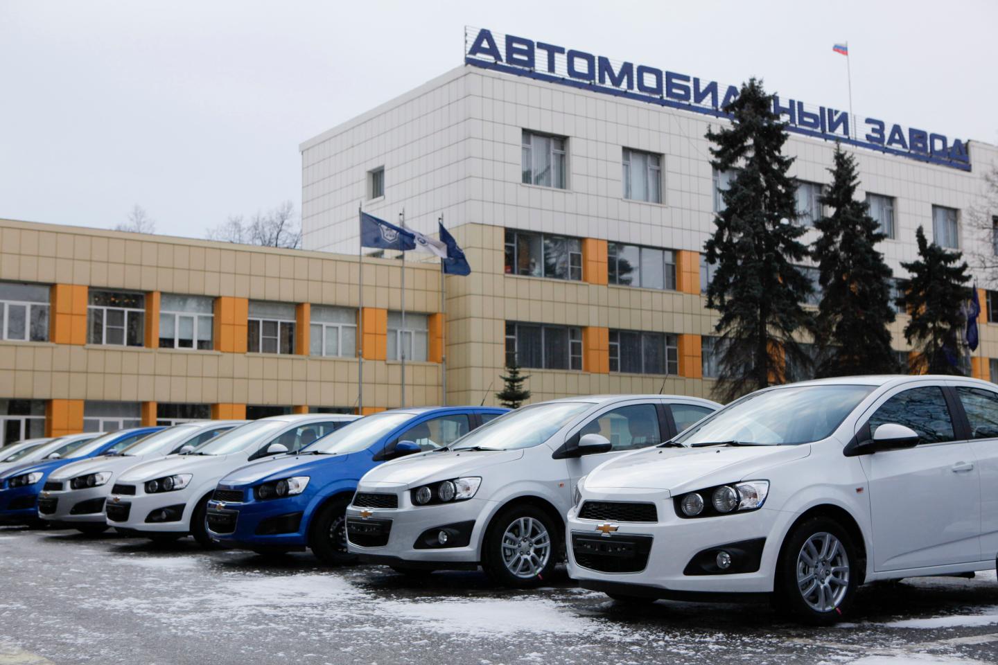 Launch Of General Motors Chevrolet Aveo Vehicle Production At Russian Automaker GAZ Group