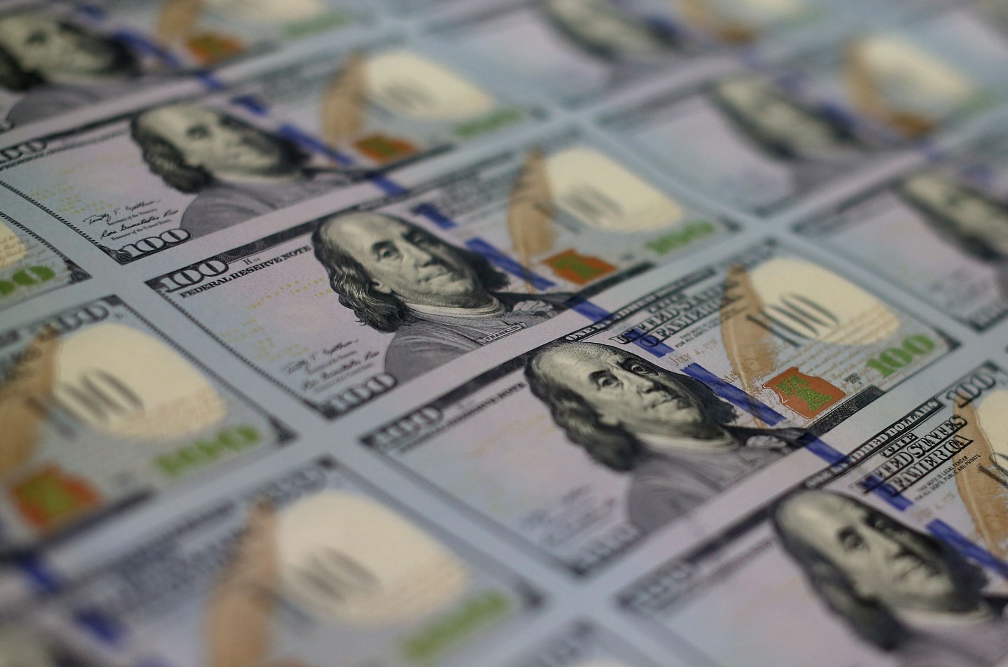 Bureau Of Engraving And Printing Prints New Anti-Counterfeit 100 Dollar Bills