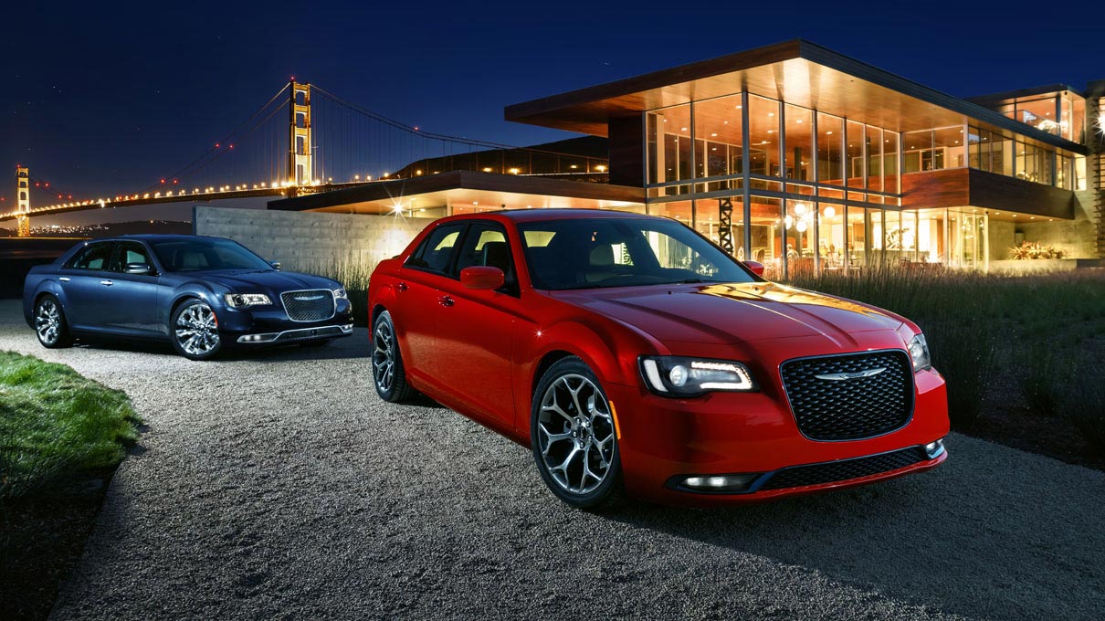 The 2015 Chrysler 300 sedan.