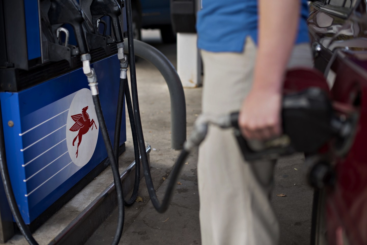 Exxon Mobil Corp. Gas Stations Ahead Of Earnings Figures