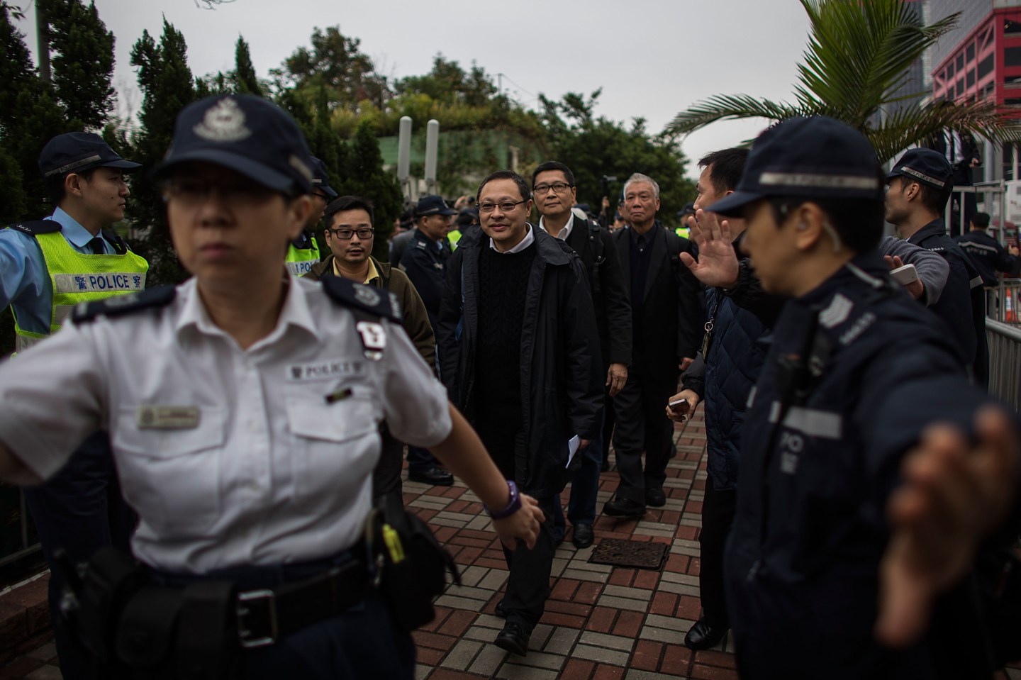 Student Protest Leaders Hand Themselves In To Hong Kong Police