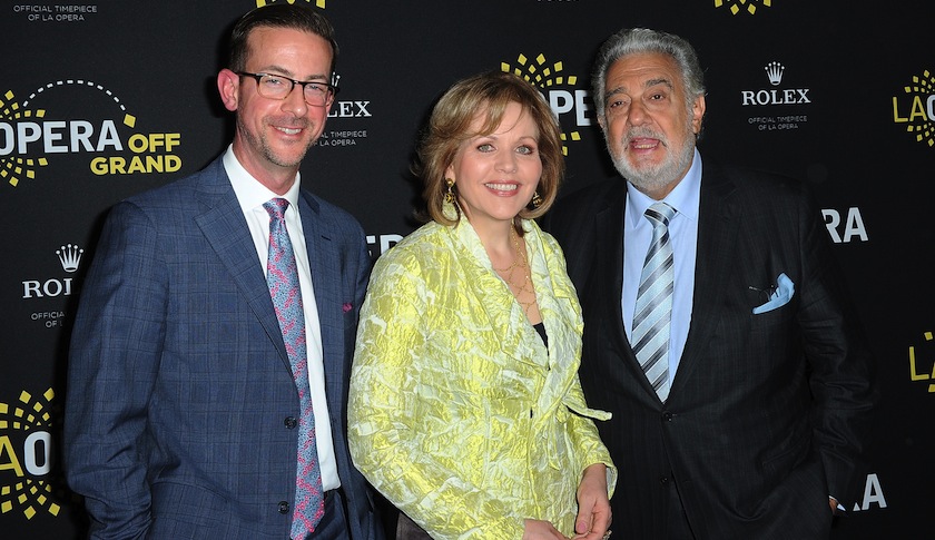 Renee Fleming And Placido Domingo Q&A - Los Angeles, CA