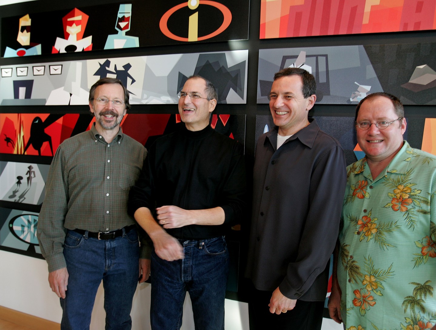 PIXAR DISNEY IGER JOBS CATMULL LASSETER